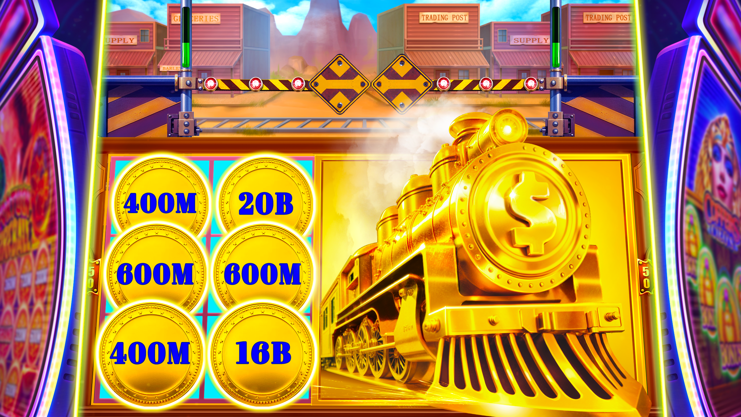Screenshot of a featured game promotion inside the app
